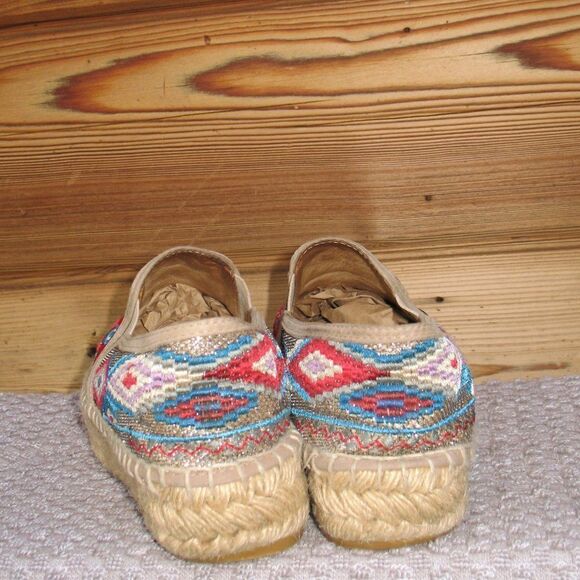 Johnny Was Nepentha Embroidered Espadrilles Shoes - Picture 5 of 10